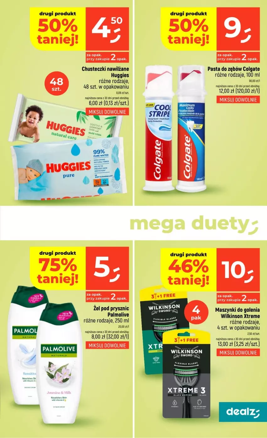 Gazetka promocyjna Dealz - NOWA GAZETKA - ważna 09.04 do 15.04.2026 - strona 35 - produkty: Chusteczki, Chusteczki nawilzane, Colgate, Fa, Huggies, LG, Palmolive, Pasta do zębów