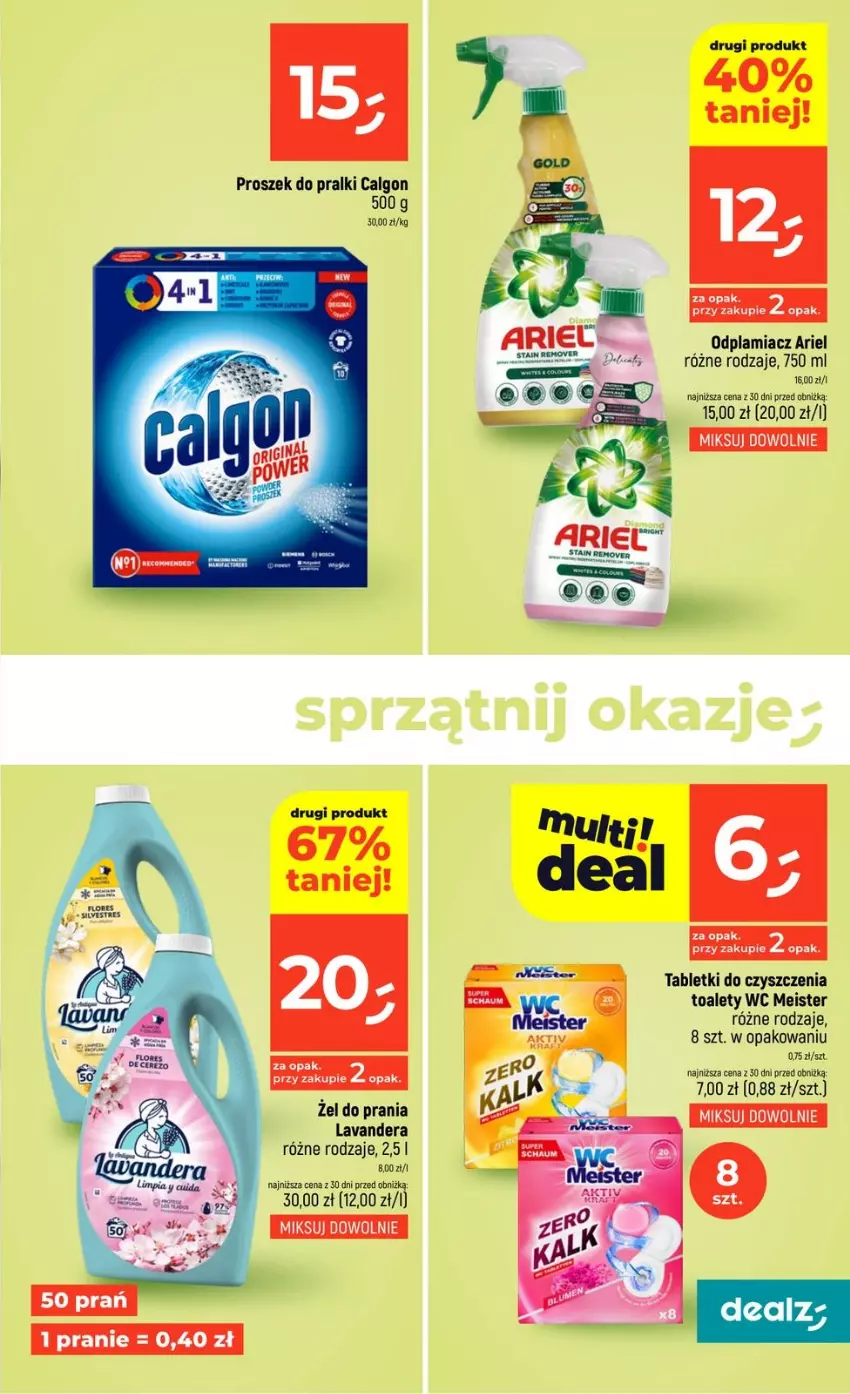 Gazetka promocyjna Dealz - NOWA GAZETKA - ważna 09.04 do 15.04.2026 - strona 37 - produkty: Ariel, Calgon, LG, Odplamiacz, Pralki, Tablet