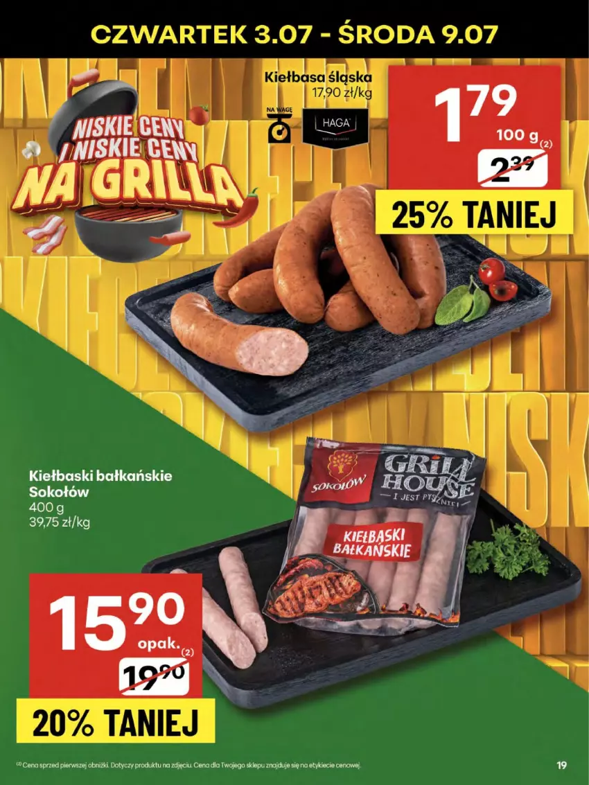 Gazetka promocyjna Delikatesy Centrum - Franczyza DC27 Czwartek - ważna 03.07 do 09.07.2025 - strona 19 - produkty: Sok, Sokołów