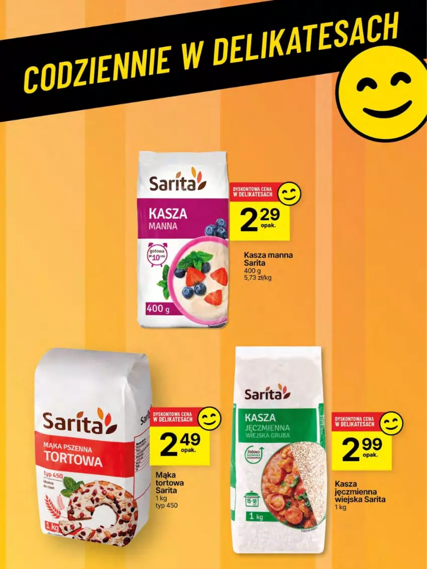 Gazetka promocyjna Delikatesy Centrum - Franczyza DC27 Czwartek - ważna 03.07 do 09.07.2025 - strona 53 - produkty: Kasza, Kasza jęczmienna, Sarita