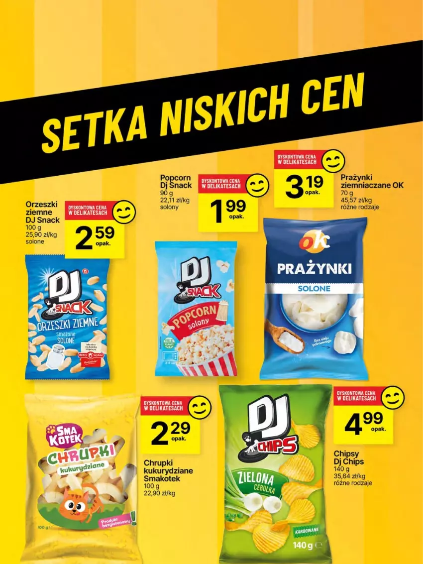 Gazetka promocyjna Delikatesy Centrum - Franczyza DC27 Czwartek - ważna 03.07 do 09.07.2025 - strona 58 - produkty: Chrupki, Kotek, Orzeszki, Por, Smakotek