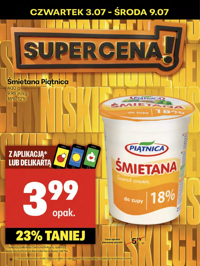 Gazetka promocyjna Delikatesy Centrum - Franczyza DC27 Czwartek - ważna 03.07 do 09.07.2025 - strona 9 - produkty: Mięta, Piątnica, Rum