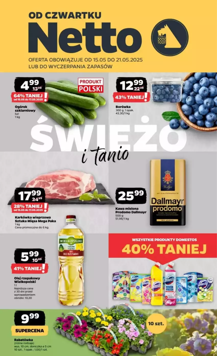 Gazetka promocyjna Netto - ważna 15.05 do 21.05.2025 - strona 1 - produkty: Karkówka wieprzowa