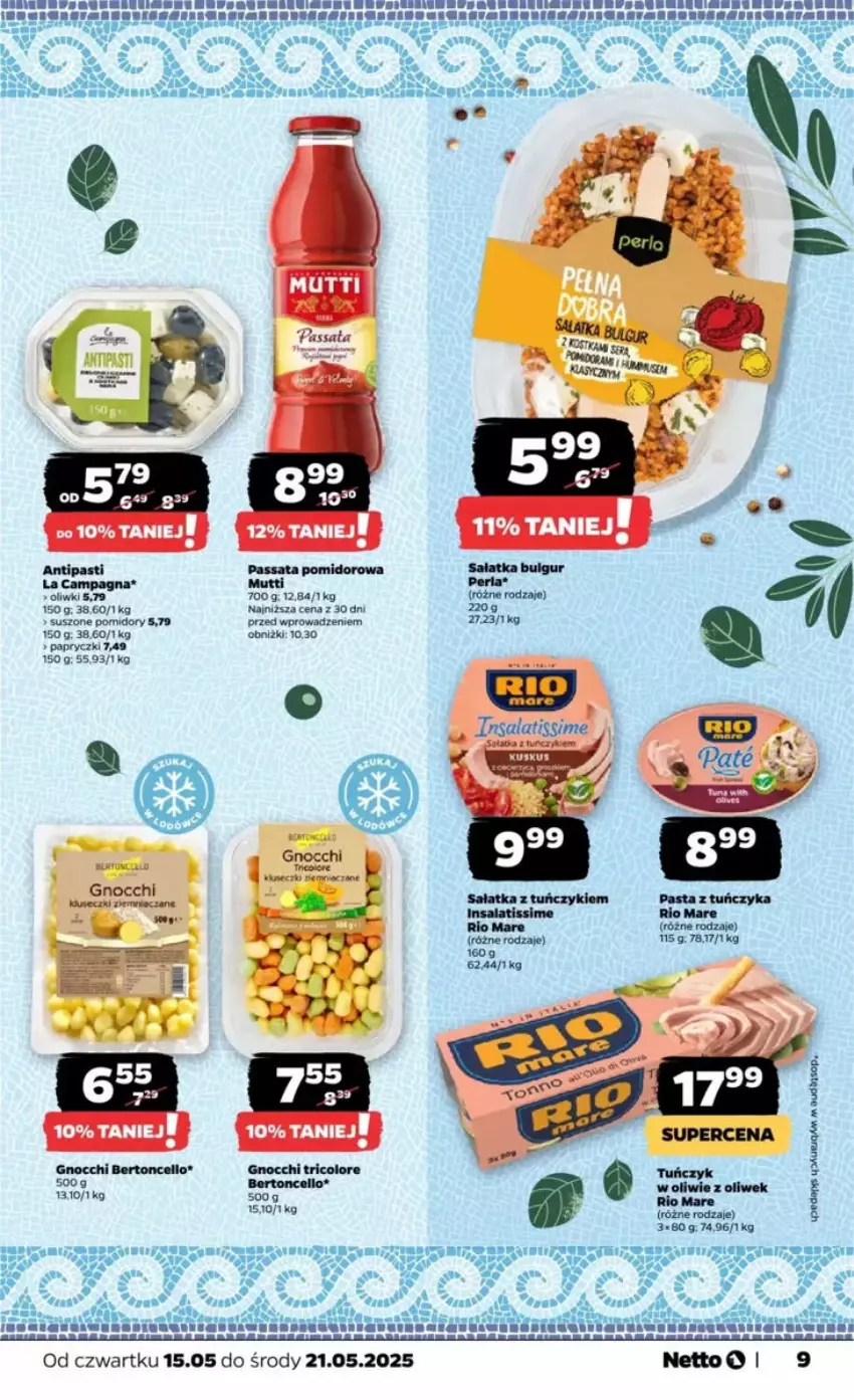 Gazetka promocyjna Netto - ważna 15.05 do 21.05.2025 - strona 28 - produkty: Fa, Gnocchi, Oliwki, Pomidory, Rio Mare, Suszone pomidory
