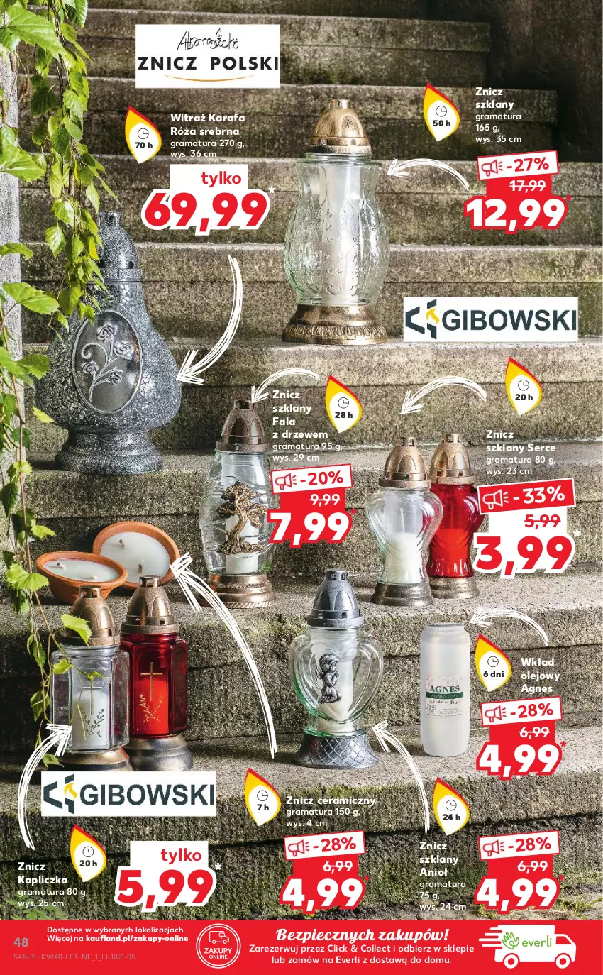 Gazetka promocyjna Kaufland - OFERTA TYGODNIA - ważna 07.10 do 13.10.2021 - strona 48 - produkty: Fa, Gra, Olej, Piec, Rama, Róża, Ser, Wkład olejowy, Znicz