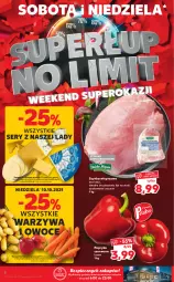 Gazetka promocyjna Kaufland - OFERTA TYGODNIA - Gazetka - ważna od 13.10 do 13.10.2021 - strona 2 - produkty: Piec, Warzywa, Ser, Szynka wieprzowa, Papryka czerwona, Papryka, Warzywa i owoce, Stek, Tera, Szynka, Owoce, Waga