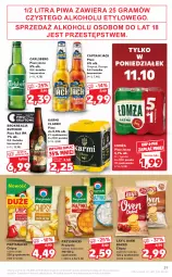 Gazetka promocyjna Kaufland - OFERTA TYGODNIA - Gazetka - ważna od 13.10 do 13.10.2021 - strona 39 - produkty: Piwa, Piwo, Gin, Gra, Beko, Chipsy, Carlsberg, Piwo jasne, Przysnacki, Karmi, Captain Jack