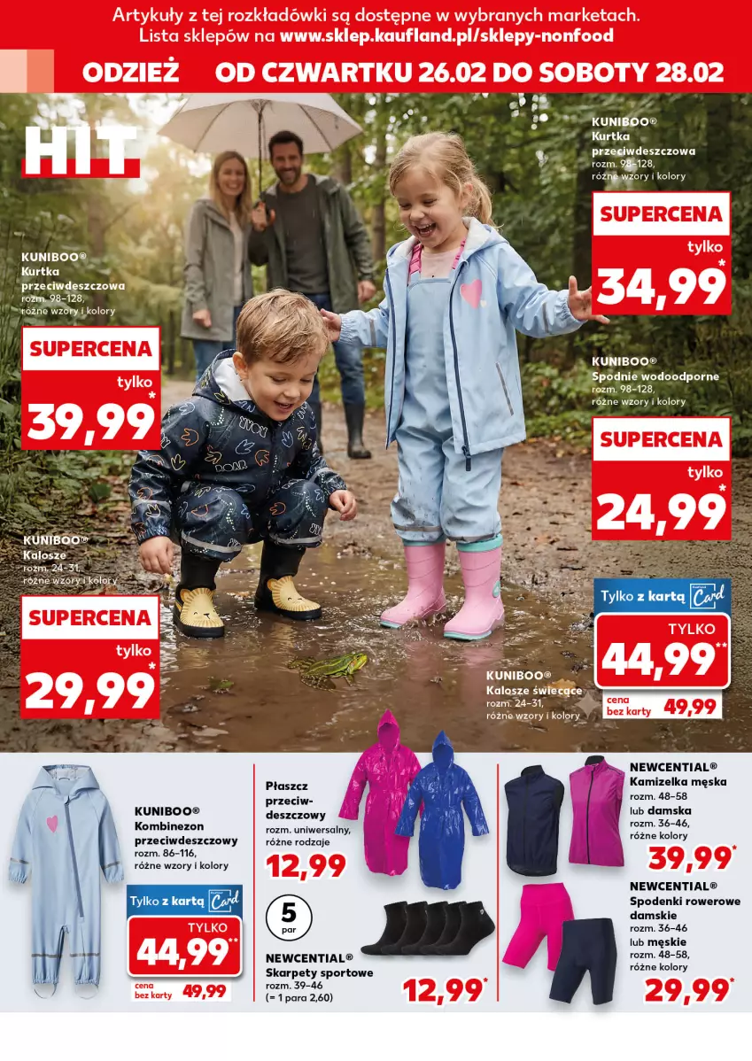Gazetka promocyjna Kaufland - Kaufland - ważna 26.02 do 04.03.2026 - strona 12 - produkty: Kamizelka, Karp, Kombinezon, LG, Płaszcz, Por, Rower, Spodnie, Sport