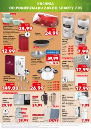 Gazetka promocyjna Kaufland - Kaufland - Gazetka - ważna od 04.03 do 04.03.2026 - strona 17 - produkty: Pojemnik szklany, Sok, Ser, Chlebak, Garnek, Kuchnia, Serwetki, Pojemnik, Deska do krojenia, Wkład filtrujący, Zestaw sztućców, Kubek, Chleb, Patelnia, Waga, Obrus, Mango, Fa