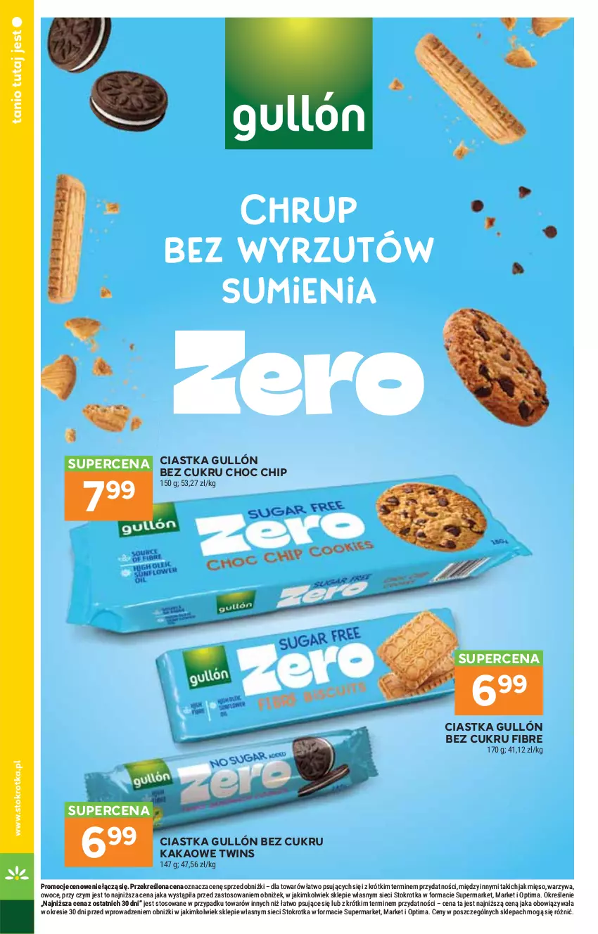 Gazetka promocyjna Stokrotka - Supermarket - ważna 06.08 do 12.08.2026 - strona 36 - produkty: Ciastka, Kakao, Mięso, Optima, Owoce, Warzywa