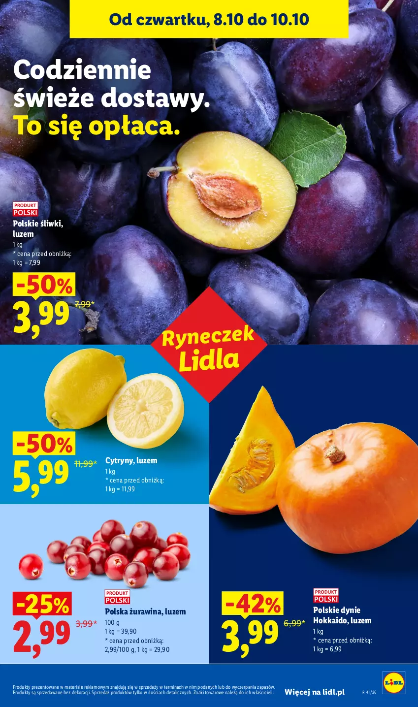 Gazetka promocyjna Lidl - Gazetka - ważna 08.10 do 10.10.2026 - strona 45 - produkty: Cytryny