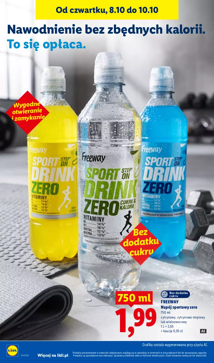 Gazetka promocyjna Lidl - Gazetka - ważna 08.10 do 10.10.2026 - strona 72 - produkty: Gra, Grafika, Napój, Por, Sport