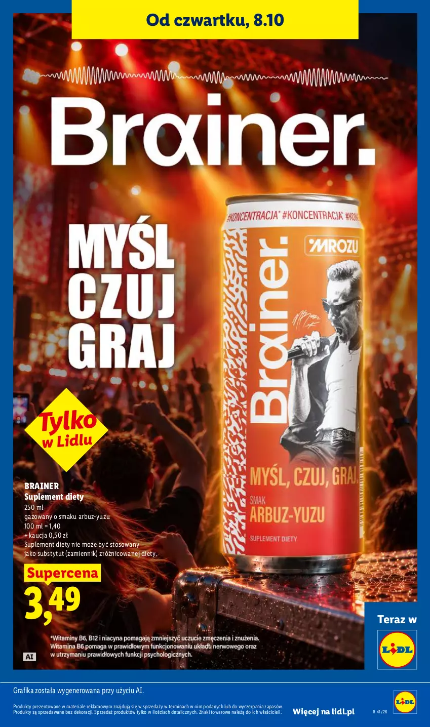Gazetka promocyjna Lidl - Gazetka - ważna 08.10 do 10.10.2026 - strona 73 - produkty: Arbuz, Gra, Grafika, Suplement diety, Tera