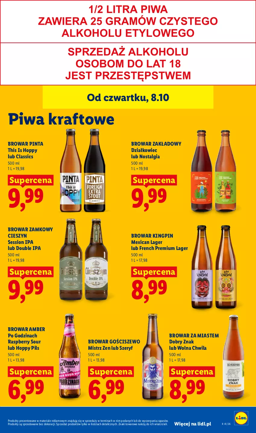 Gazetka promocyjna Lidl - Gazetka - ważna 08.10 do 10.10.2026 - strona 77 - produkty: LG, Piwa, SESSIO