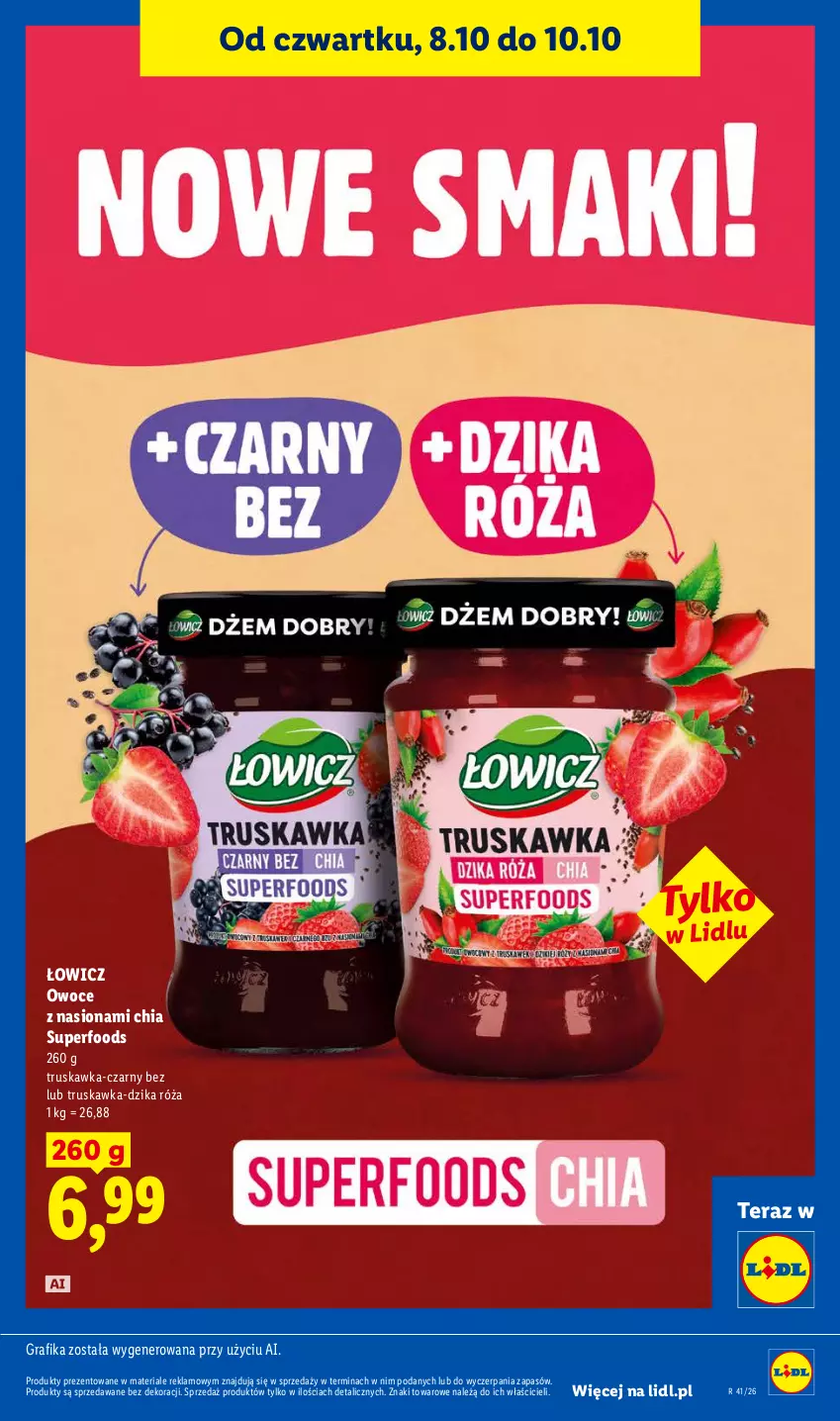 Gazetka promocyjna Lidl - Gazetka - ważna 08.10 do 10.10.2026 - strona 83 - produkty: Chia, Dzika róża, Gra, Grafika, Owoce, Róża, Tera