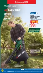 Gazetka promocyjna Lidl - Gazetka - Gazetka - ważna od 10.10 do 10.10.2026 - strona 40 - produkty: Parkside, Odkurzacz, Top, Rozdrabniacz, Ogród, Dźwig