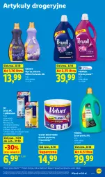 Gazetka promocyjna Lidl - Gazetka - Gazetka - ważna od 10.10 do 10.10.2026 - strona 91 - produkty: Płyn do prania, Papier, Velvet, Płyn do płukania, Ręcznik, Perwoll