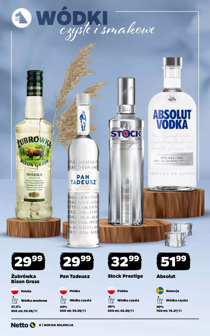 Gazetka promocyjna Netto - Netto_MK_09/25_2 - ważna 15.09 do 28.09.2025 - strona 6 - produkty: Absolut, Gra, Stock, Wódka