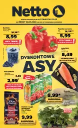 Gazetka promocyjna Netto - Gazetka spożywcza 12.05-18.05 - Gazetka - ważna od 18.05 do 18.05.2022 - strona 1 - produkty: Sok, Por, Sałata masłowa, Borówka, Papryka czerwona, Papryka, Ogórek, Sałat, Piast, Tymbark, Seler naciowy, Grunt, Masło
