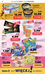 Gazetka promocyjna Netto - Gazetka spożywcza 12.05-18.05 - Gazetka - ważna od 18.05 do 18.05.2022 - strona 6 - produkty: Orzeszki, Lody, Czekolada, Algida, Rolada, Orzeszki ziemne, Nestlé, LG