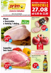 Gazetka promocyjna Prim Market - Gazetka - ważna od 30.08 do 30.08.2023 - strona 1 - produkty: Piwo, Kurczak, Kiełbasa krakowska, Tatra, Kiełbasa