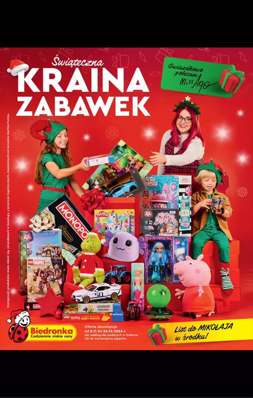 Gazetka promocyjna Biedronka - Kraina zabawek - ważna 02.11 do 24.12.2024 - strona 1