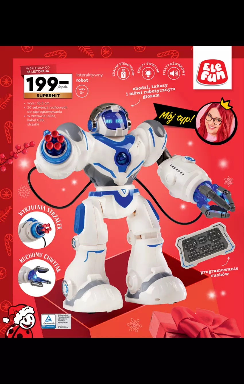 Gazetka promocyjna Biedronka - Kraina zabawek - ważna 02.11 do 24.12.2024 - strona 20 - produkty: Gra, Kabel USB, Robot, Tera, Top