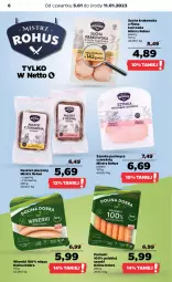Gazetka promocyjna Netto - Artykuły spożywcze - Gazetka - ważna od 11.01 do 11.01.2023 - strona 6 - produkty: Piec, Kurczak, Parówki, Pasztet, Szynka