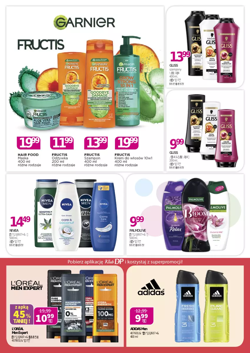 Gazetka promocyjna Drogerie Polskie - Gazetka - ważna 10.01 do 31.01.2025 - strona 4 - produkty: Adidas, Fa, L’Oréal, Nivea, Palmolive, Szampon