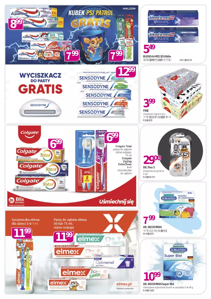 Gazetka promocyjna Drogerie Polskie - Gazetka - ważna 10.01 do 31.01.2025 - strona 6 - produkty: BIC, Blend-a-Med, Chusteczki, Maszynka, Maszynka do golenia, Szynka