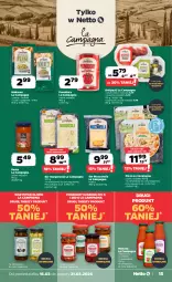 Gazetka promocyjna Netto - Od Poniedziałku - Gazetka - ważna od 21.03 do 21.03.2026 - strona 15 - produkty: Mozzarella, Makaron, Ser, Oliwki, Gorgonzola, Pesto, Penne, Pizza, Spaghetti, Suszone pomidory, Pomidory, Fa