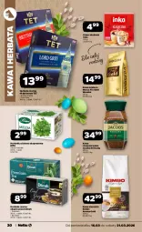 Gazetka promocyjna Netto - Od Poniedziałku - Gazetka - ważna od 21.03 do 21.03.2026 - strona 20 - produkty: Earl Grey, Kawa rozpuszczalna, Inka, Kawa zbożowa, Kawa ziarnista, Brit, Kawa mielona, Kawa, Dilmah, Herbata czarna, Jacobs Krönung, Mocca Fix Gold, Jacobs, Woseba, Herbata