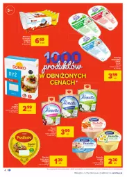 Gazetka promocyjna Carrefour - Gazetka Carrefour - Gazetka - ważna od 13.03 do 13.03.2021 - strona 4 - produkty: Ser, Ryż, Twaróg, Pastella, Pasztet, Serek, Sonko, Podlaski, Mleczna kanapka, Almette, Kinder, Lisner