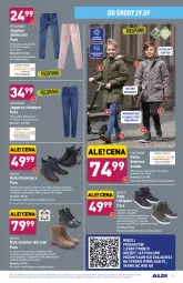 Gazetka promocyjna Aldi - Gazetka - ważna od 02.10 do 02.10.2021 - strona 5 - produkty: Por, Gin, Buty, Kawa, Parka, Wełna, Dzieci, Pocopiano, Botki