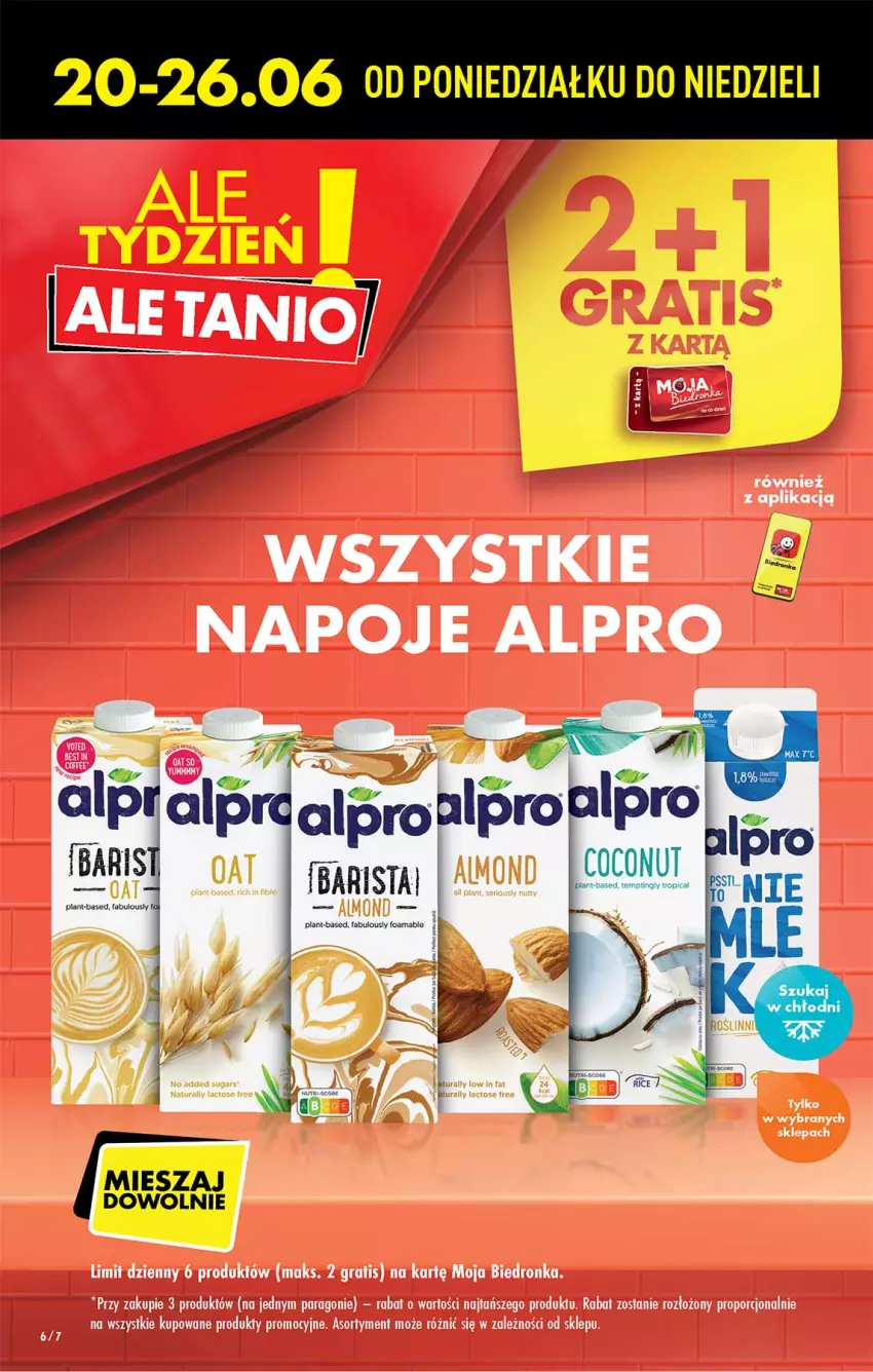 Gazetka promocyjna Biedronka - W tym tygodniu P - ważna 20.06 do 26.06.2022 - strona 6 - produkty: Alpro, Fa, Gra, Napoje, Por, Ser