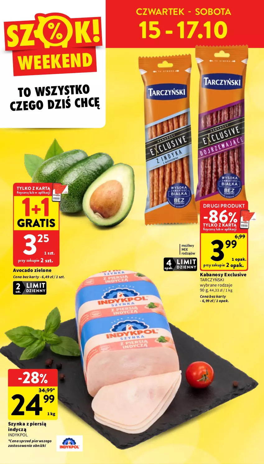 Gazetka promocyjna Intermarche - Gazetka promocyjna - ważna 15.10 do 21.10.2026 - strona 2 - produkty: Avocado, Gra, Kabanos, Szynka, Tarczyński