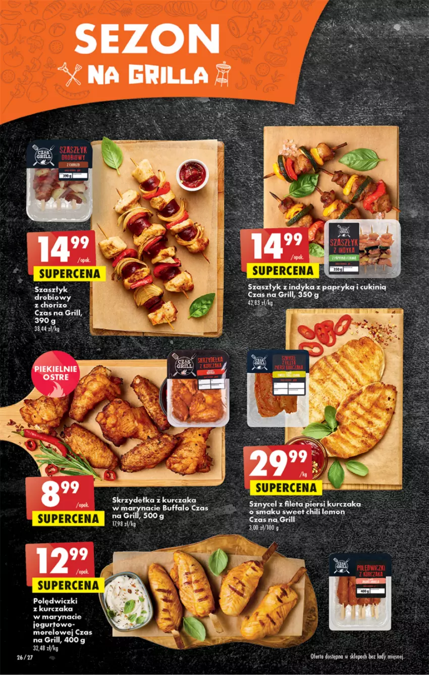 Gazetka promocyjna Biedronka - ważna 27.04 do 03.05.2023 - strona 26 - produkty: Grill, Kurczak, Skrzydełka z kurczaka, Top