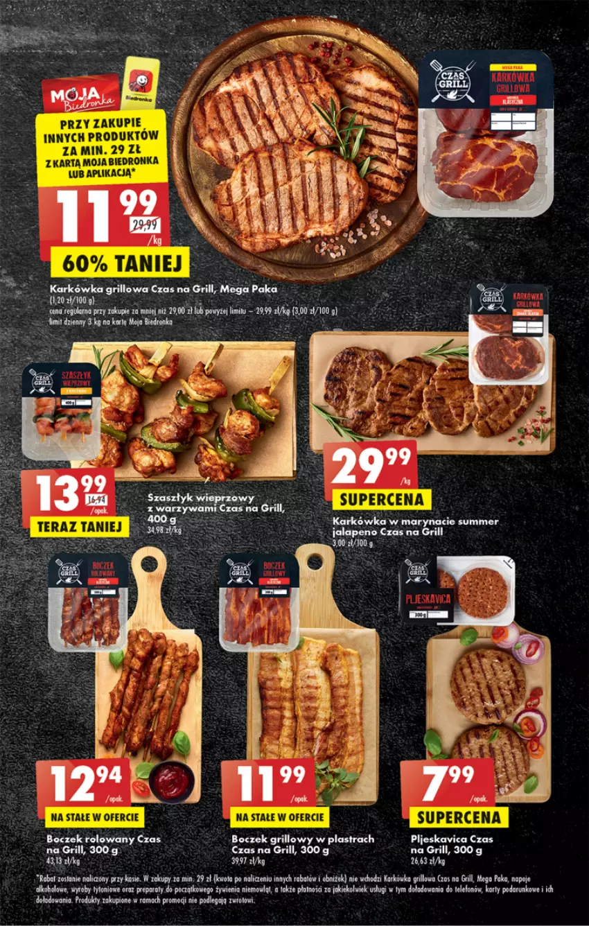 Gazetka promocyjna Biedronka - ważna 27.04 do 03.05.2023 - strona 27 - produkty: Boczek, Grill, Napoje, Por, Telefon