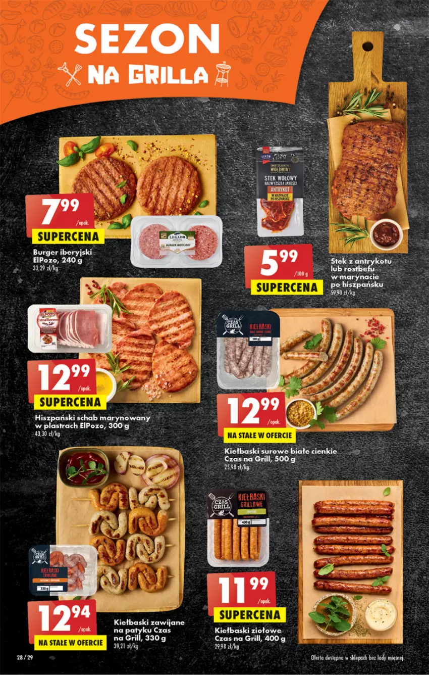Gazetka promocyjna Biedronka - ważna 27.04 do 03.05.2023 - strona 28 - produkty: Burger, Grill, LG