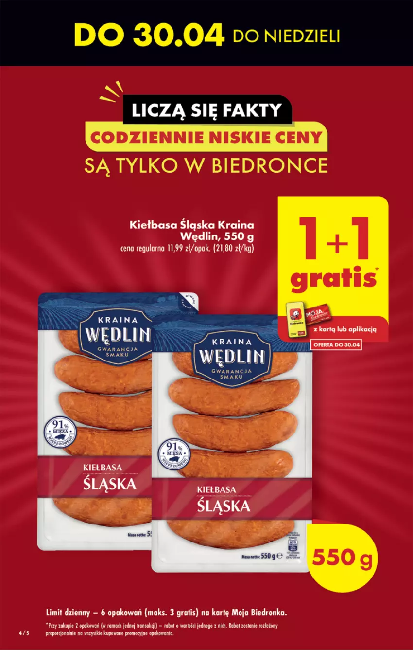 Gazetka promocyjna Biedronka - ważna 27.04 do 03.05.2023 - strona 4 - produkty: Gra, Kiełbasa, Por, Rama