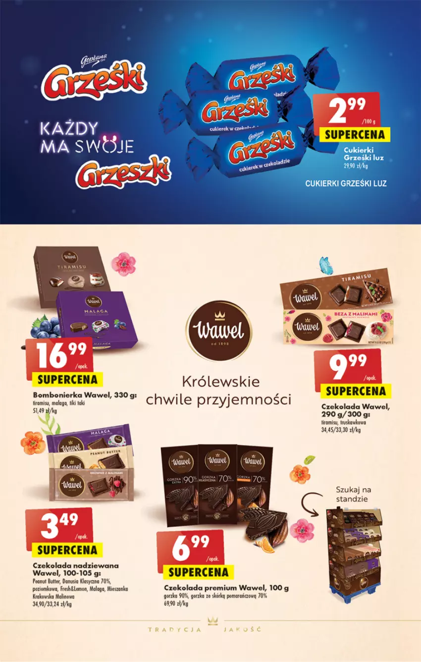 Gazetka promocyjna Biedronka - ważna 27.04 do 03.05.2023 - strona 51 - produkty: Czekolada, Czekolada nadziewana, Królewski, Rama, Wawel