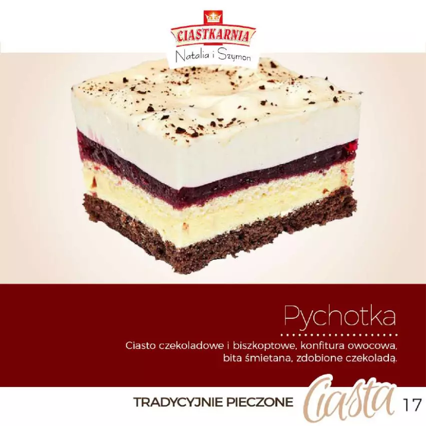 Gazetka promocyjna Topaz - Gazetka - ważna 07.05.2024 do 31.12.2025 - strona 17 - produkty: Ciasto czekoladowe, Konfitura, Piec