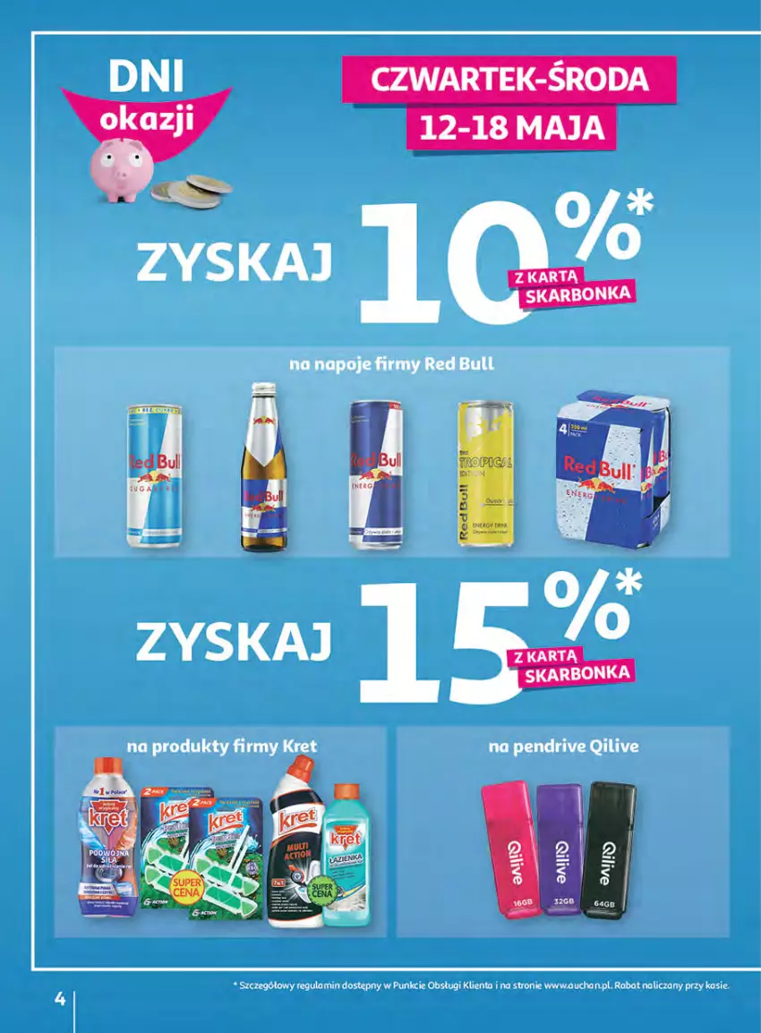 Gazetka promocyjna Auchan - Megapromocje są w cenie Hipermarkety - ważna 12.05 do 18.05.2022 - strona 4 - produkty: Kret