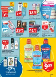 Gazetka promocyjna Auchan - Megapromocje są w cenie Hipermarkety - Gazetka - ważna od 18.05 do 18.05.2022 - strona 27 - produkty: Krem do twarzy, Gra, Płyn do płukania jamy ustnej, Rexona, Krem do rąk, Pasta do zębów, Krem do depilacji, Lacalut, Płyn do płukania, Veet, Colgate, Antyperspirant, Farba do włosów, LG, Fa