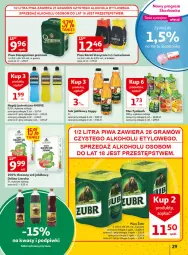 Gazetka promocyjna Auchan - Megapromocje są w cenie Hipermarkety - Gazetka - ważna od 18.05 do 18.05.2022 - strona 29 - produkty: Piwo, Sok, Mus, Sok jabłkowy, Napój izotoniczny, Tymbark, Cappy, Wino, Karmi, Napój