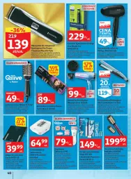 Gazetka promocyjna Auchan - Megapromocje są w cenie Hipermarkety - Gazetka - ważna od 18.05 do 18.05.2022 - strona 40 - produkty: Babyliss, Ser, Por, Depilator, Philips, Remington, Waga łazienkowa, Lokówka, Sati, Szczotka, Golarka, Szynka, Tytan, Maszynka, Suszarka, Braun, Waga, Szczoteczka, Fa