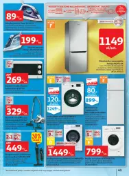 Gazetka promocyjna Auchan - Megapromocje są w cenie Hipermarkety - Gazetka - ważna od 18.05 do 18.05.2022 - strona 41 - produkty: Chłodziarka, Teleskop, Odkurzacz, Warzywa, Pralka, Top, Gra, Philips, Beko, Warzywa i owoce, Clin, Kosz, Zamrażarka, Pojemnik, Tarka, Tefal, Wełna, Kuchenka mikrofalowa, Samsung, Owoce, Bosch, Amica, Drzwi, Orka, K2, Fa