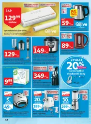 Gazetka promocyjna Auchan - Megapromocje są w cenie Hipermarkety - Gazetka - ważna od 18.05 do 18.05.2022 - strona 42 - produkty: Piec, Dzbanek filtrujący, Noż, Gra, Dzbanek, Przewód, Miarka, Blender, Maszynka do mielenia, Czajnik, Trzepaczka, Pojemnik, Warka, Szynka, Opiekacz do kanapek, Wyciskarka, Smoothie, Szatkownica, Maszynka, Zelmer, Bosch, Wino