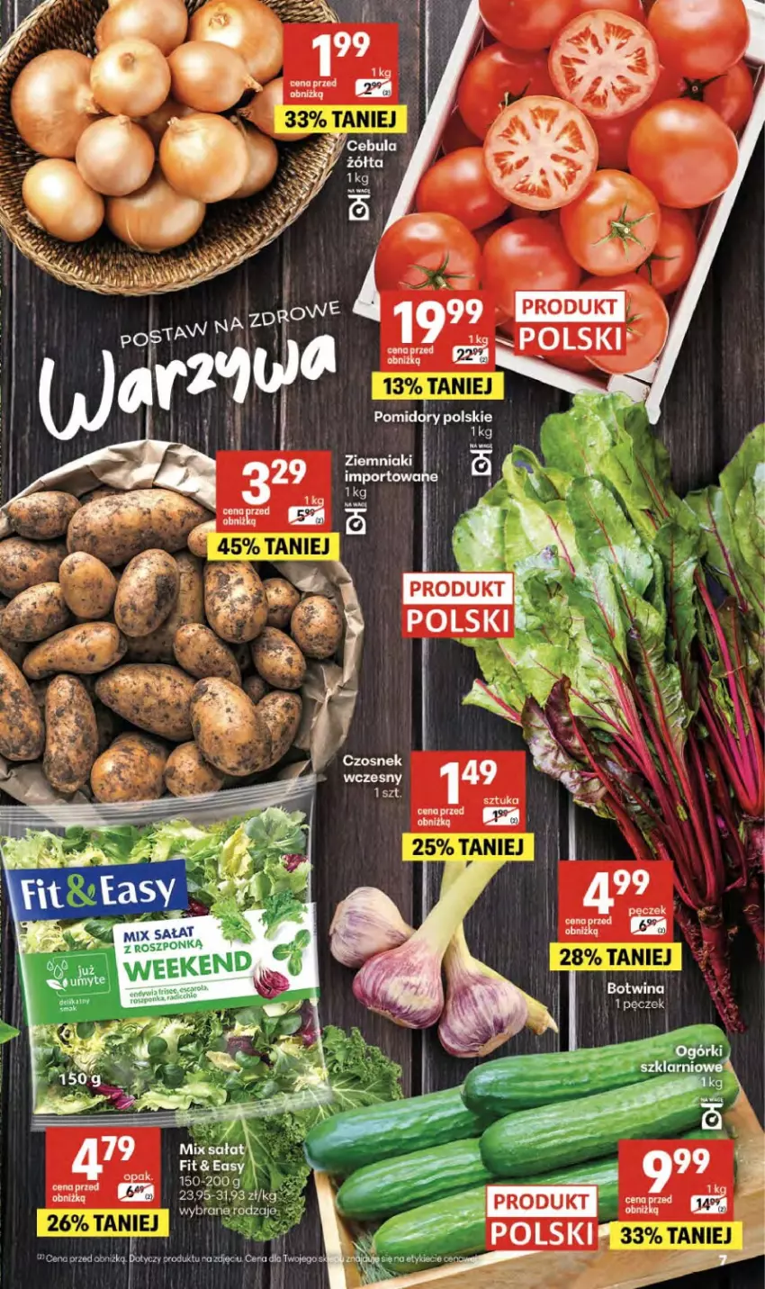 Gazetka promocyjna Delikatesy Centrum - Franczyza DC15 Czwartek - ważna 09.04 do 15.04.2026 - strona 7 - produkty: Czosnek, Fa, Por, Ziemniaki