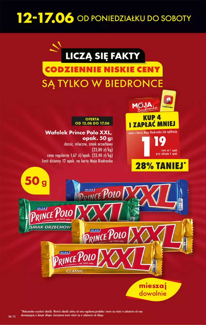 Gazetka promocyjna Biedronka - ważna 12.06 do 17.06.2023 - strona 10 - produkty: Koc, Oreo, Prince Polo, Wafelek